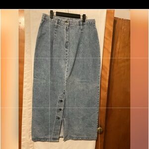 HUNT. CLUB TALL VINTAGE DENIM SKIRT SZ 14/16